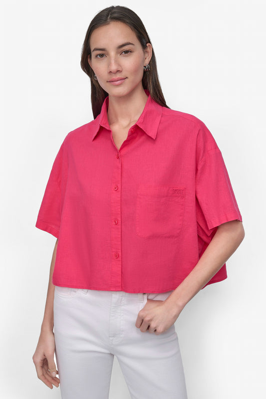 OVERSIZED CROPPED SHIRT