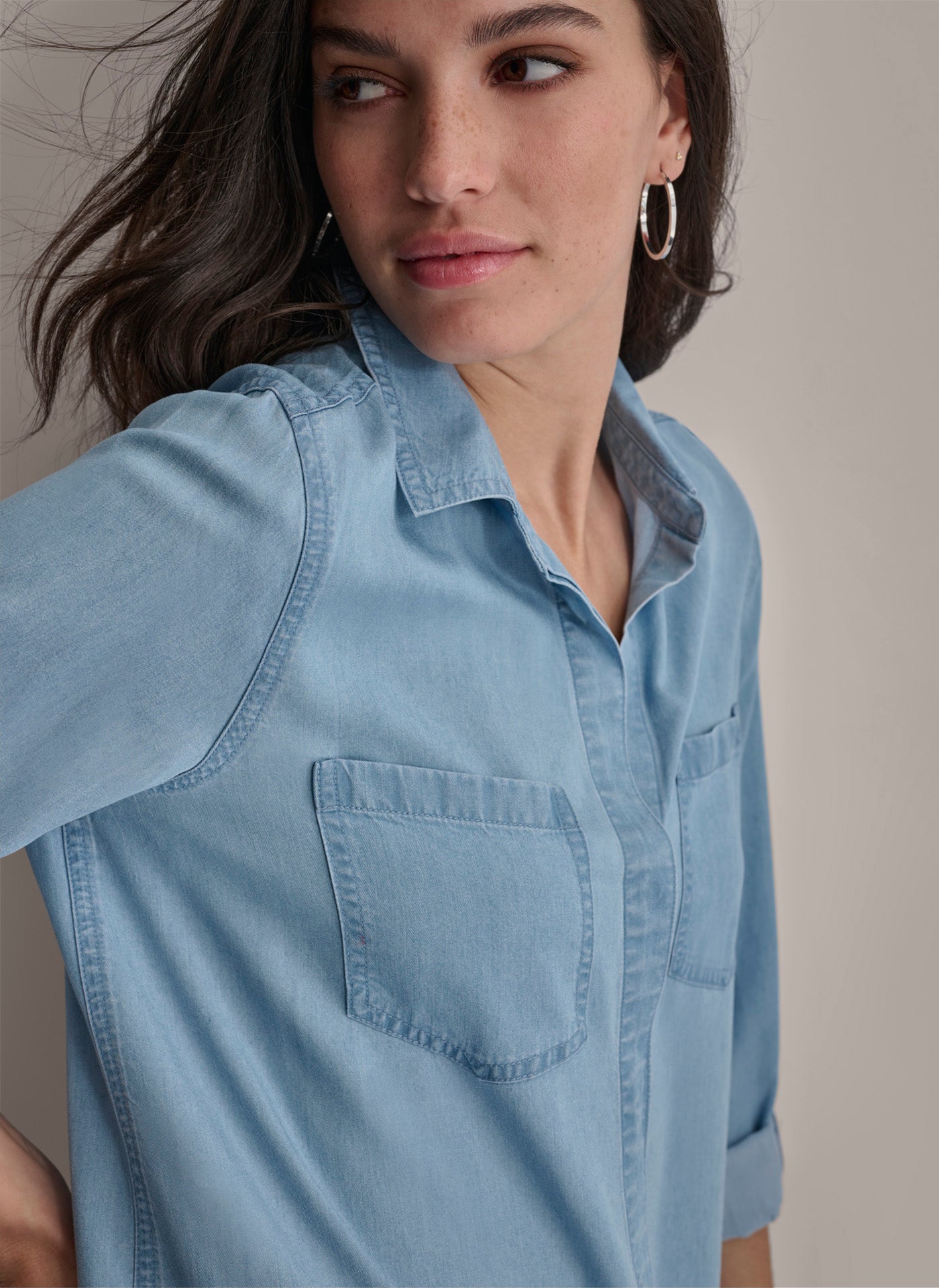 BUTTON FRONT SHIRT