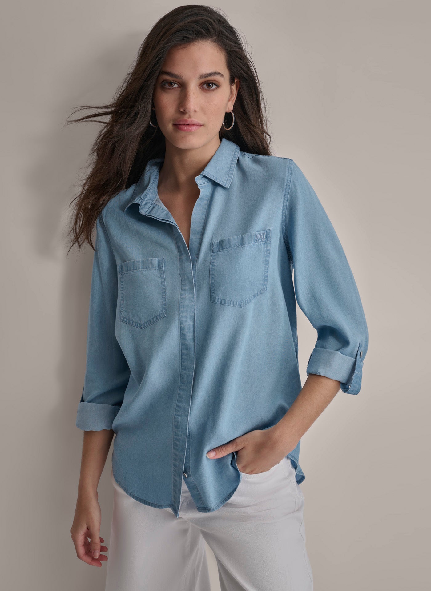 BUTTON FRONT SHIRT
