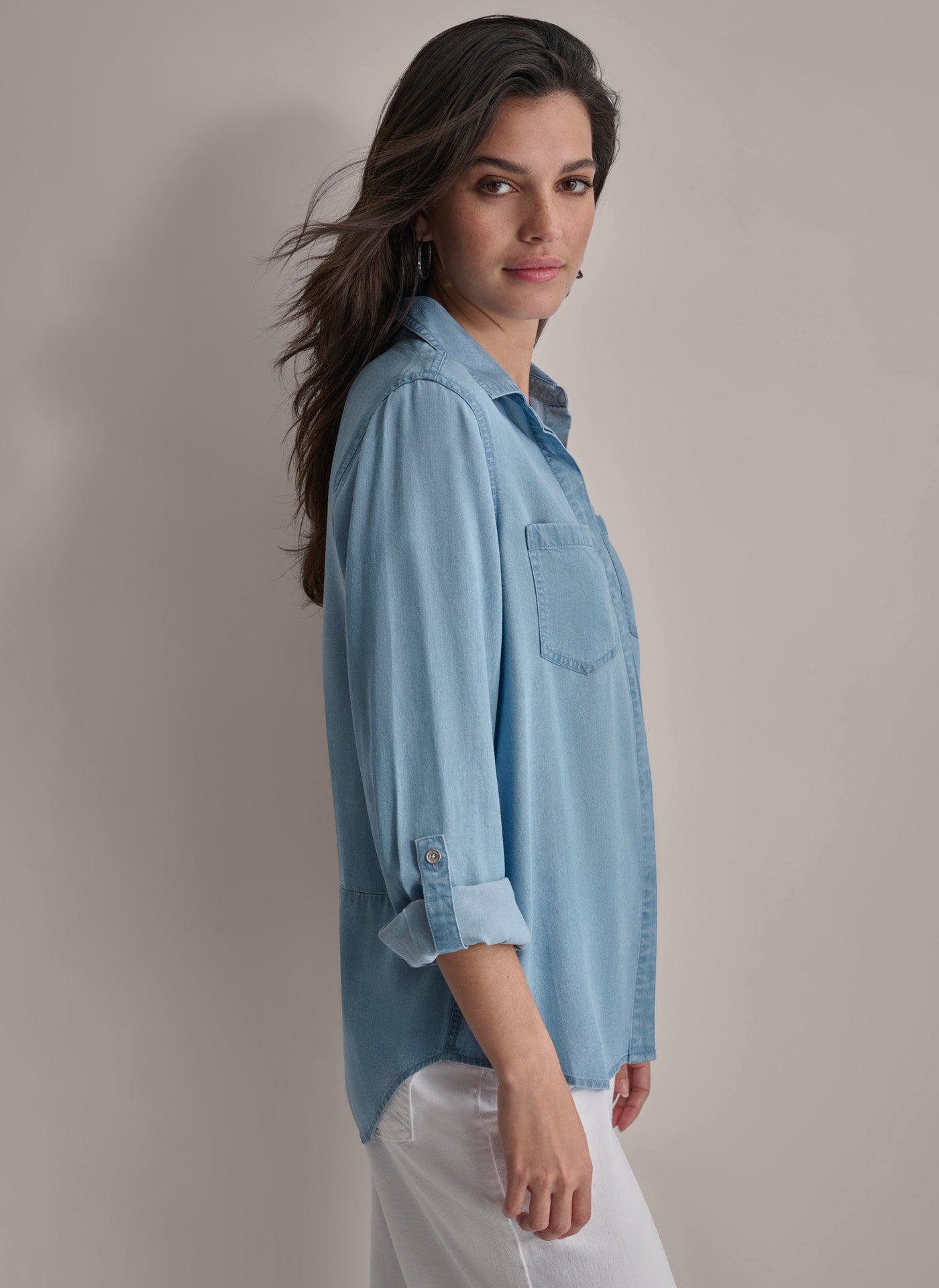BUTTON FRONT SHIRT