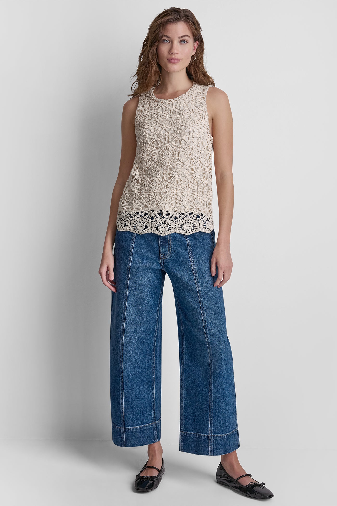 CROCHET KNIT TANK