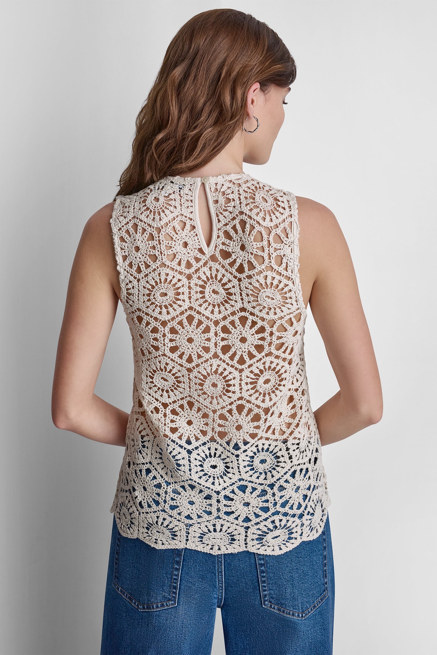 CROCHET KNIT TANK