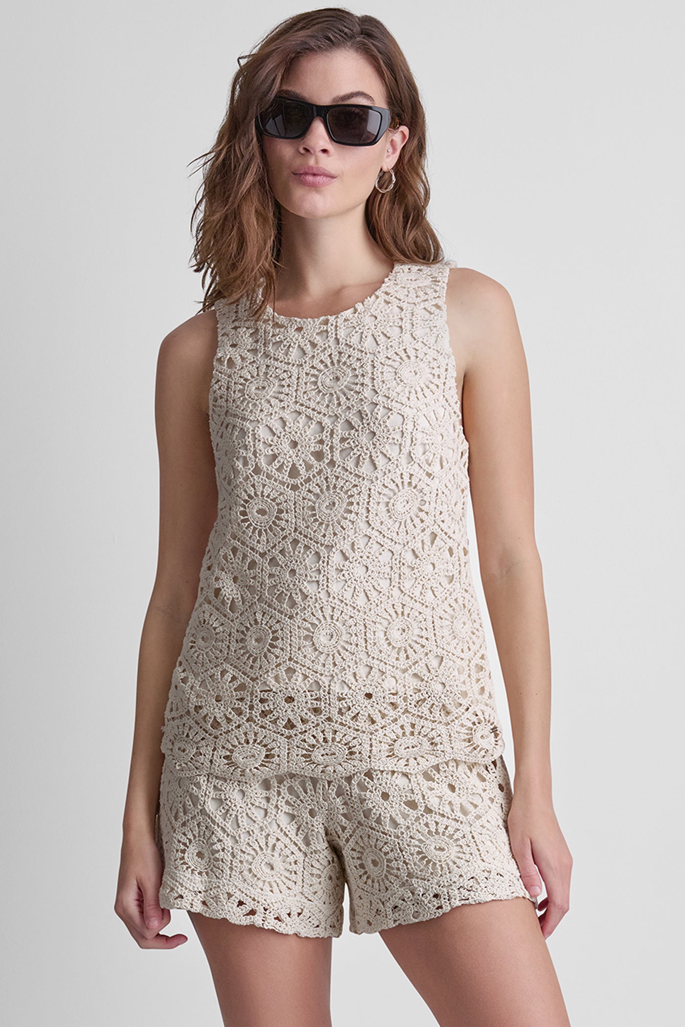 CROCHET KNIT TANK