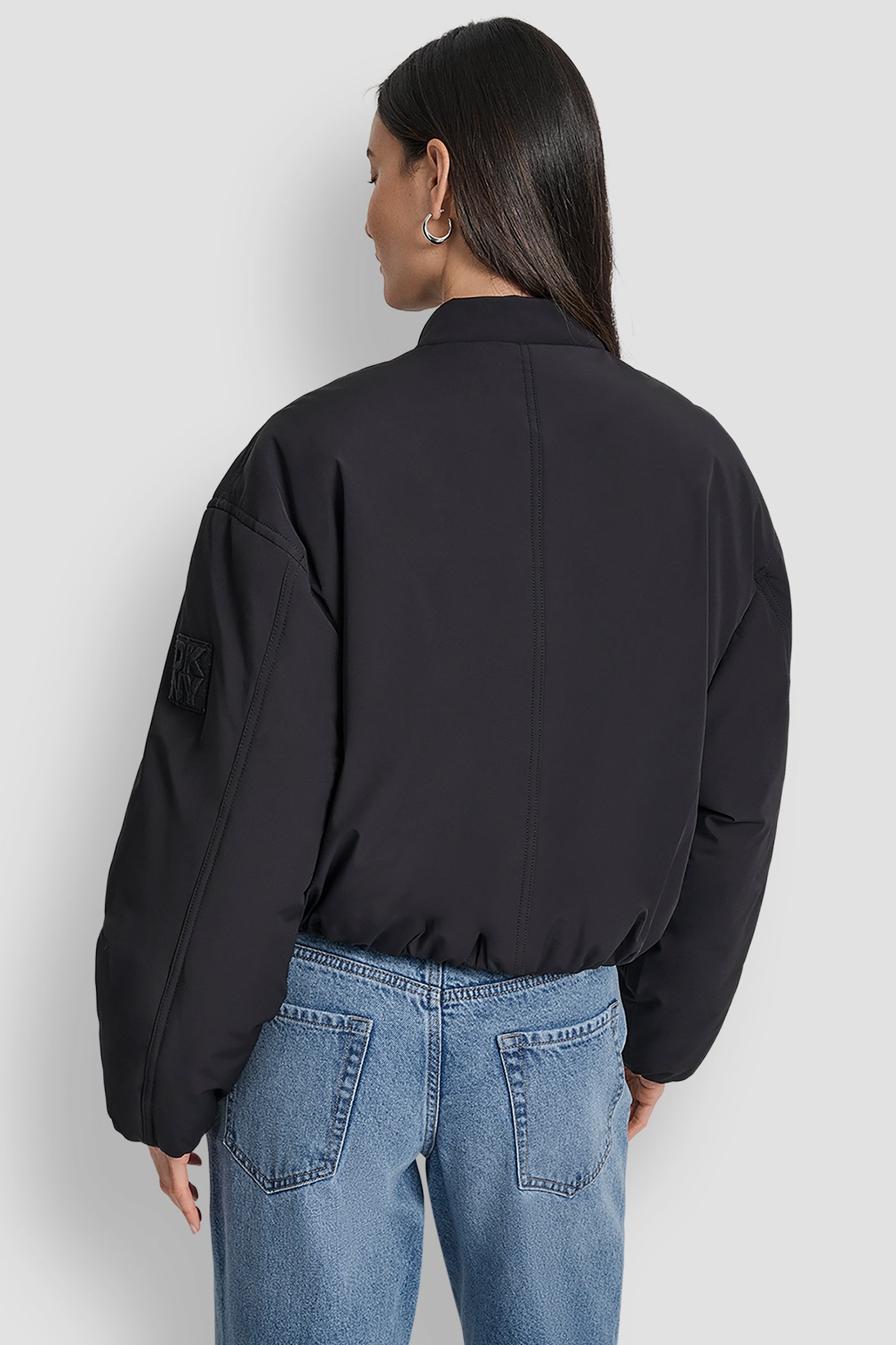 MATTE NYLON BOMBER S