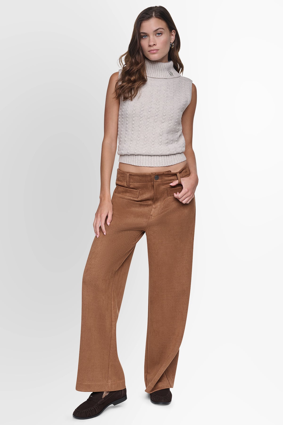 HIGH RISE CROPPED WIDE LEG