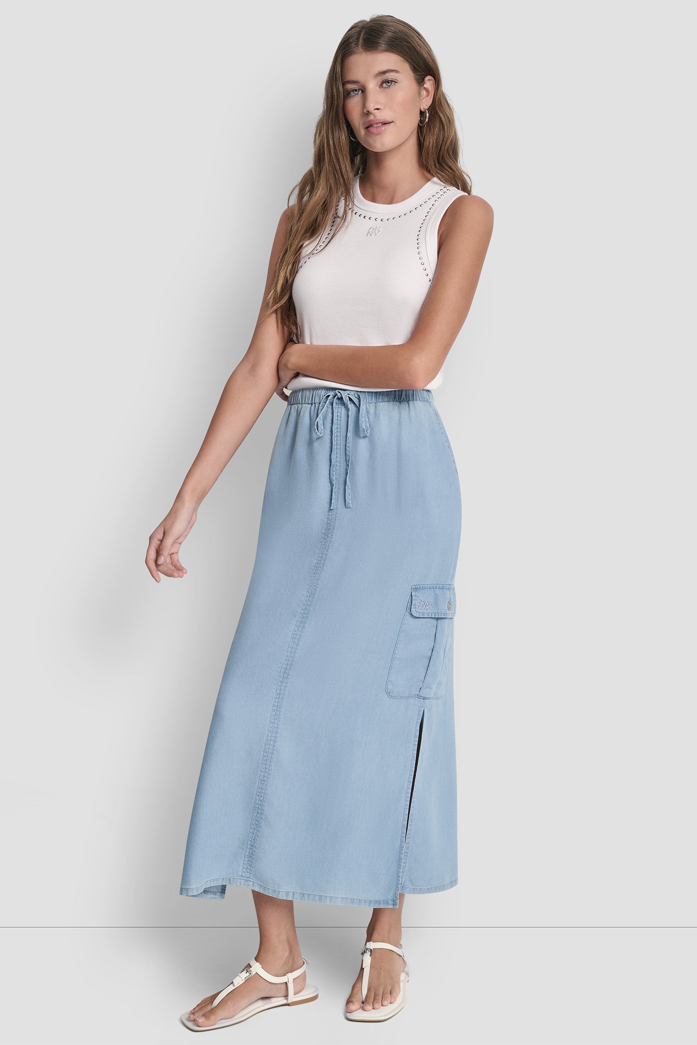 GARMENT DYE TIE WAIST