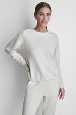 JACQUARD KNIT LONG SLEEVE TOP