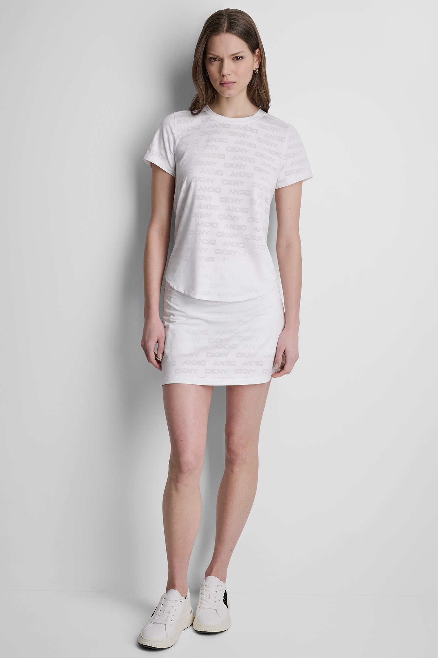 LOGO JACQUARD CREW-NECK TOP