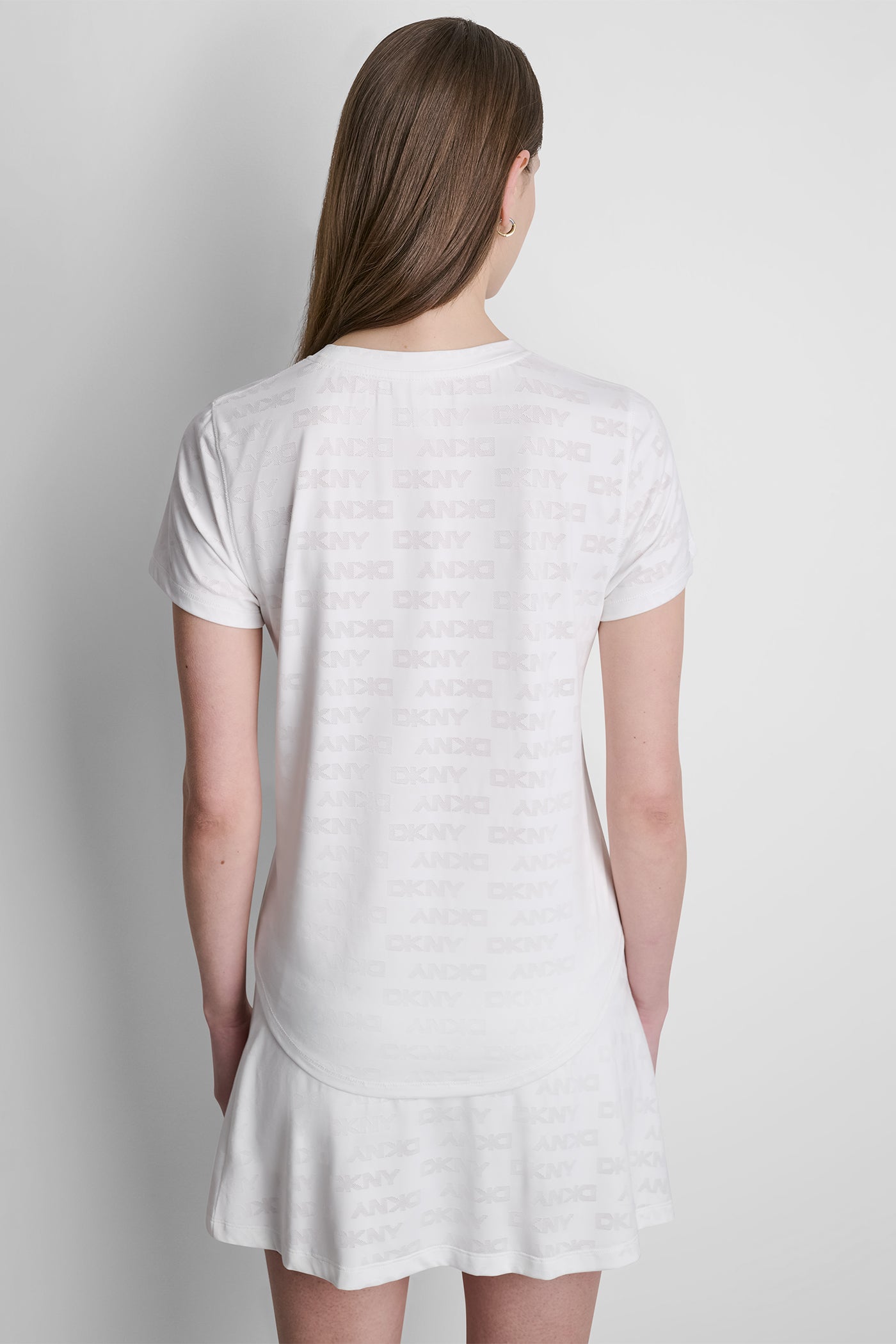LOGO JACQUARD CREW-NECK TOP