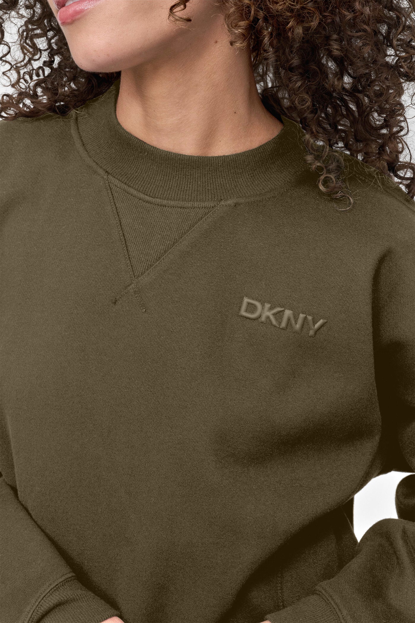 DKNY LOGO CREWNECK SWEATSHIRT