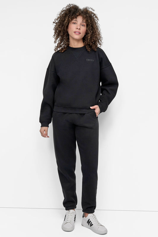 DKNY LOGO CREWNECK SWEATSHIRT