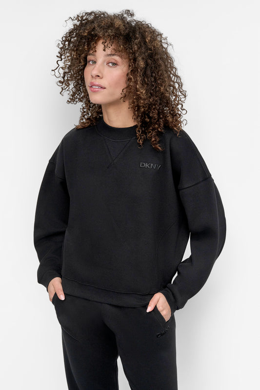 DKNY LOGO CREWNECK SWEATSHIRT