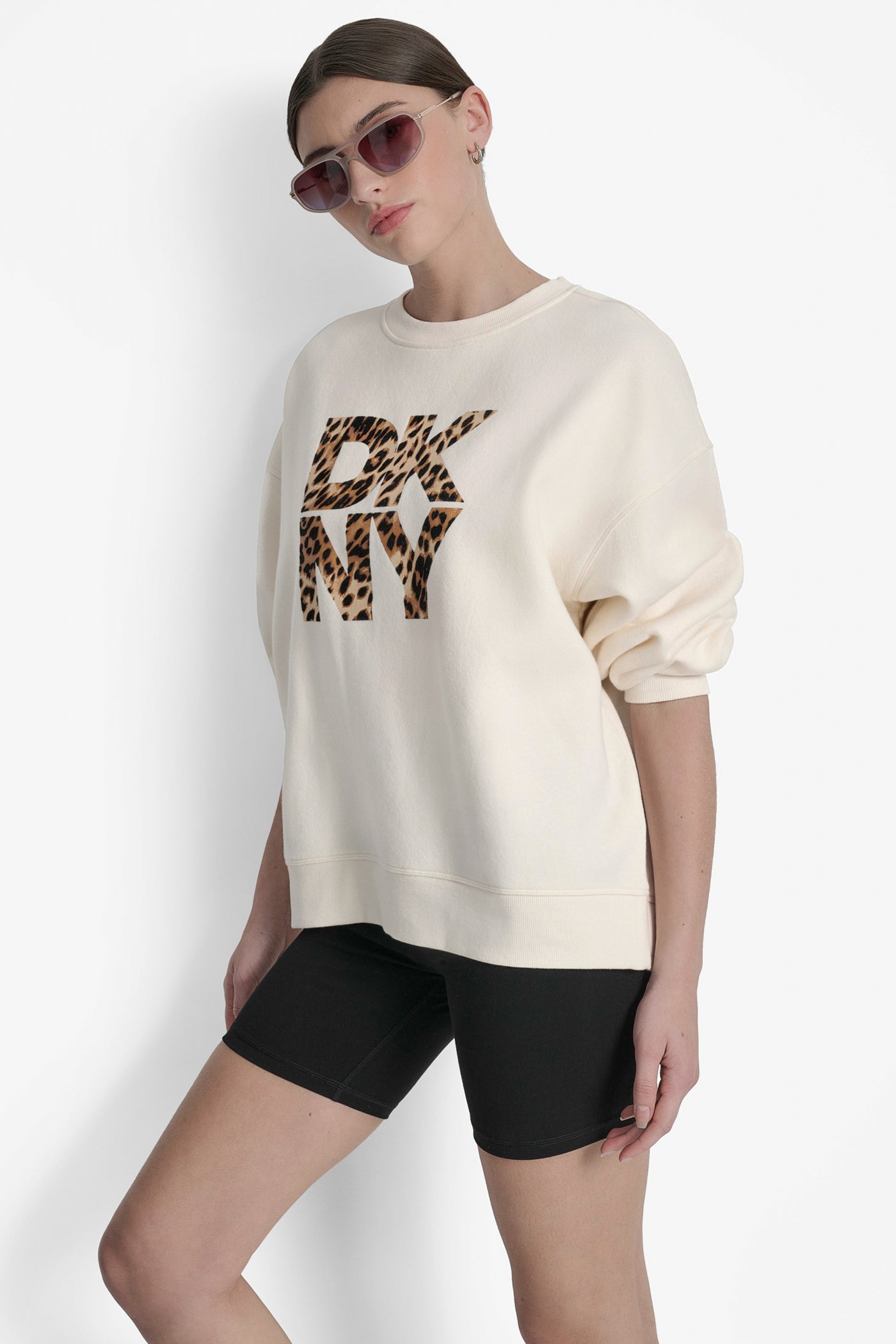 ANIMAL PRINT SWEATSHIRT