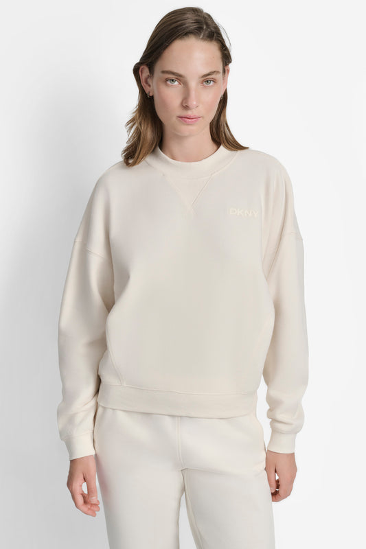 DKNY LOGO CREWNECK SWEATSHIRT