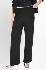 HIGH-RISE STRIPED WIDE-LEG PANT