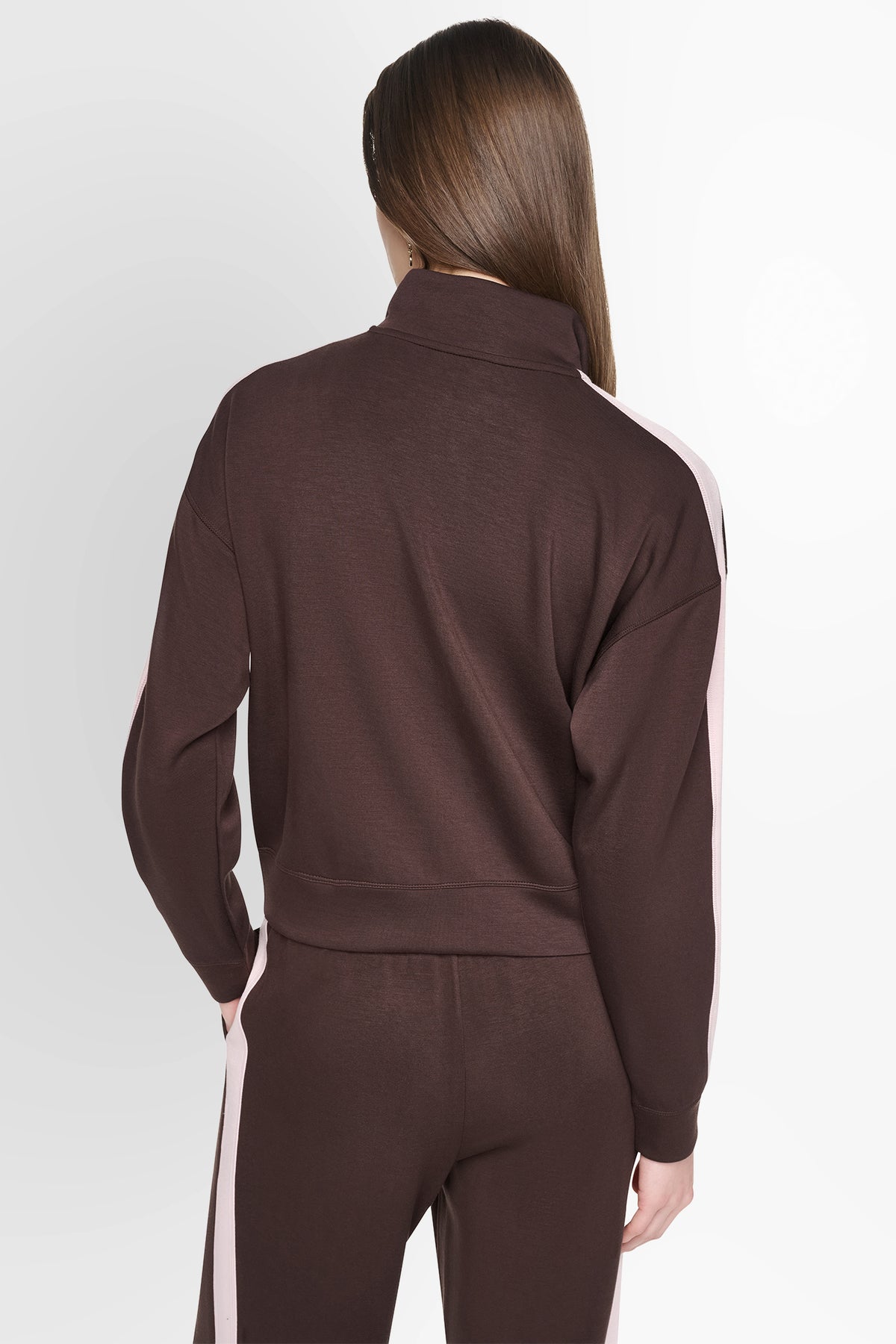 STRIPED FULL ZIP JACKET