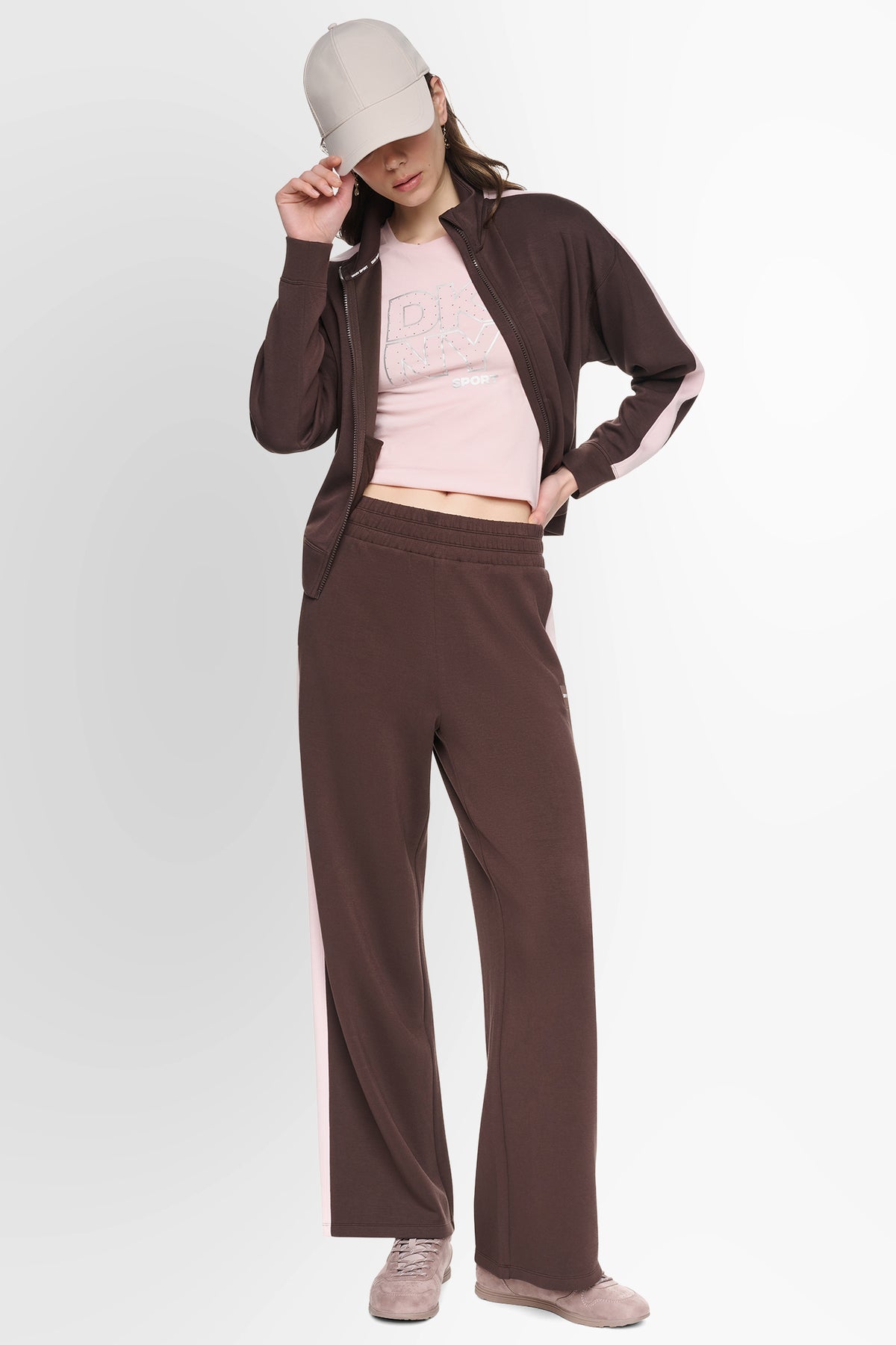 HIGH-RISE STRIPED WIDE-LEG PANT