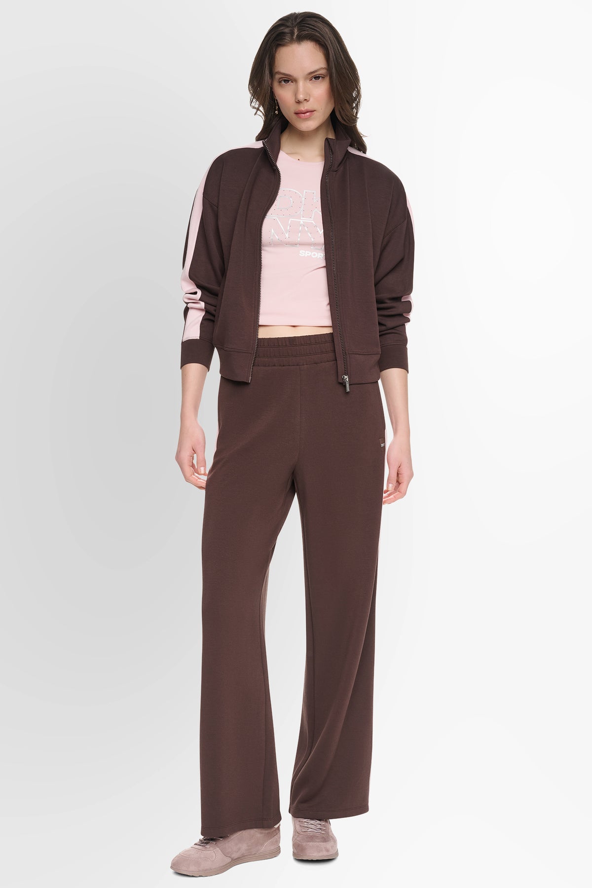HIGH-RISE STRIPED WIDE-LEG PANT