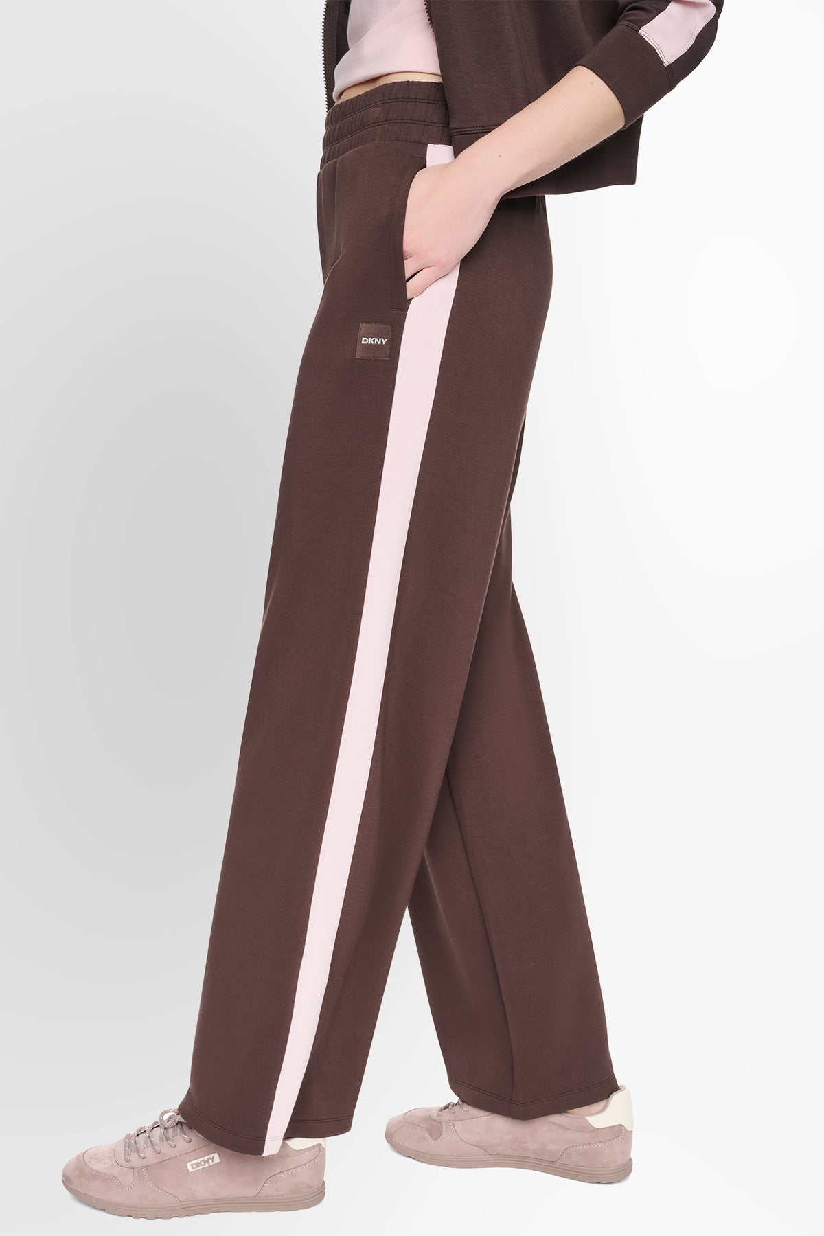 HIGH-RISE STRIPED WIDE-LEG PANT