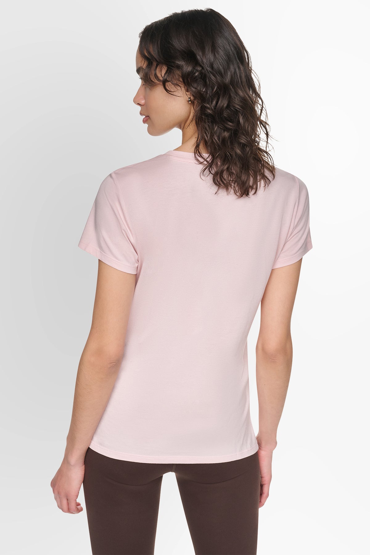 DKNY FLOCKED LOGO T-SHIRT