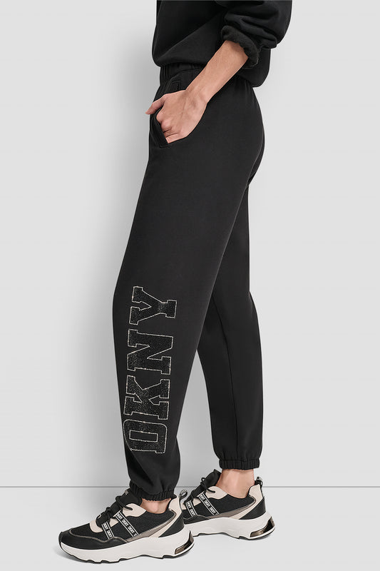 RHINESTONE LG HI-RISE JOGGER