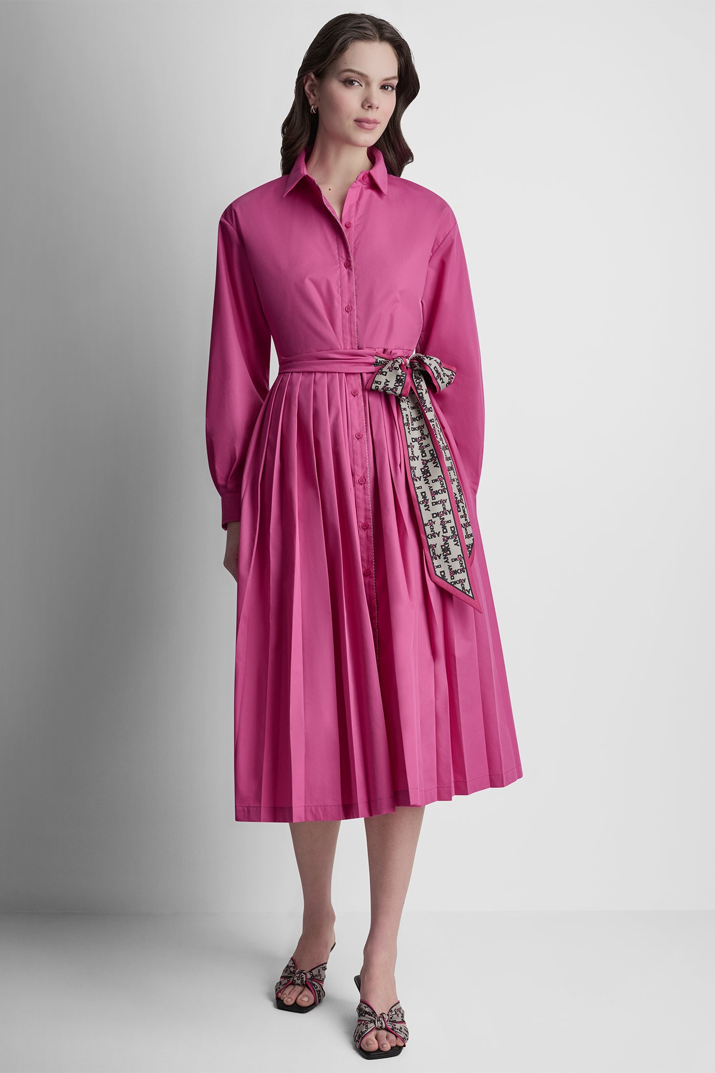 LONG SLEEVE WRAP DRESS