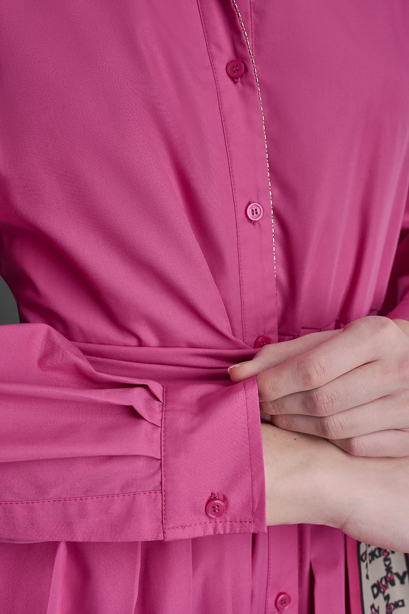 LONG SLEEVE WRAP DRESS