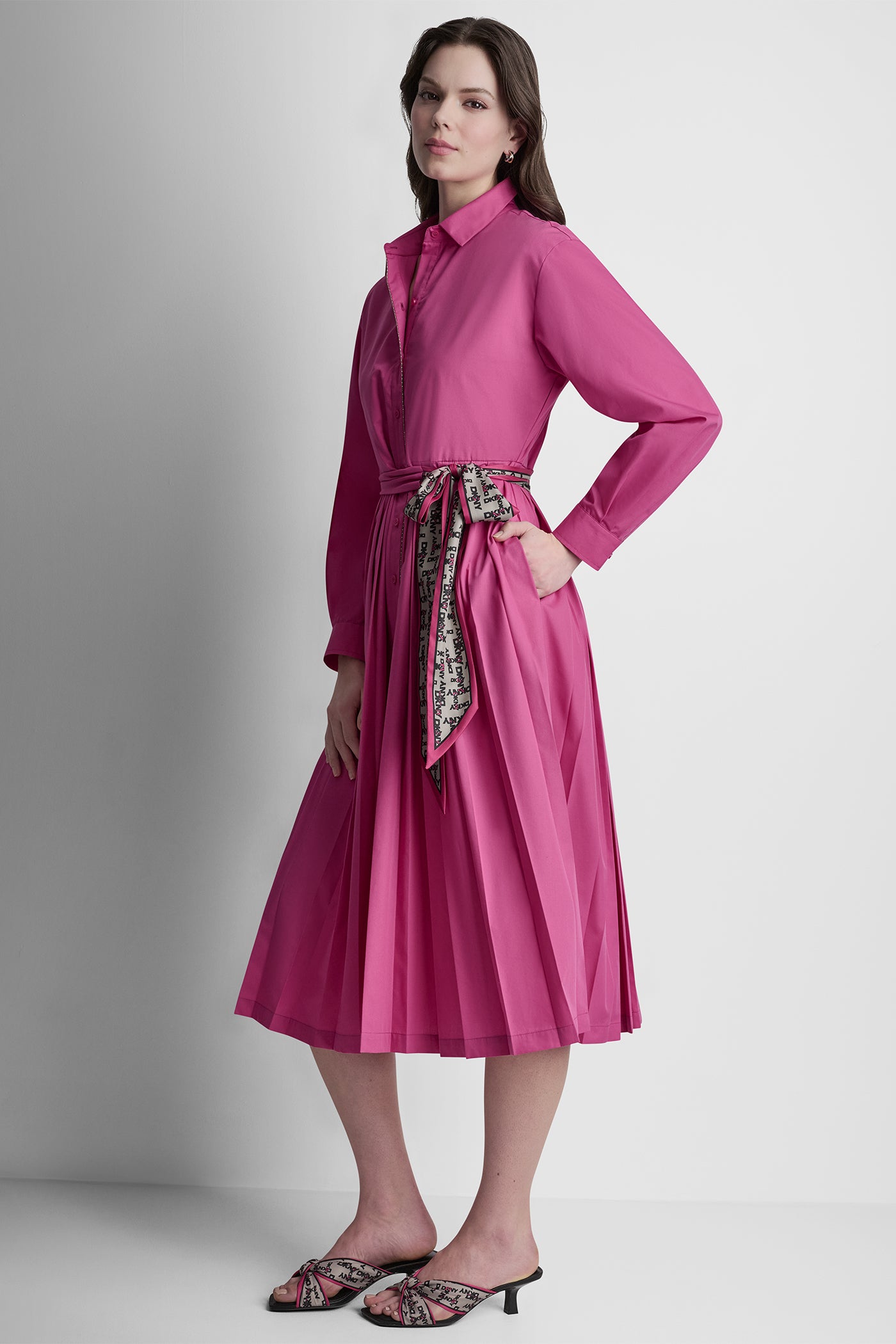 LONG SLEEVE WRAP DRESS