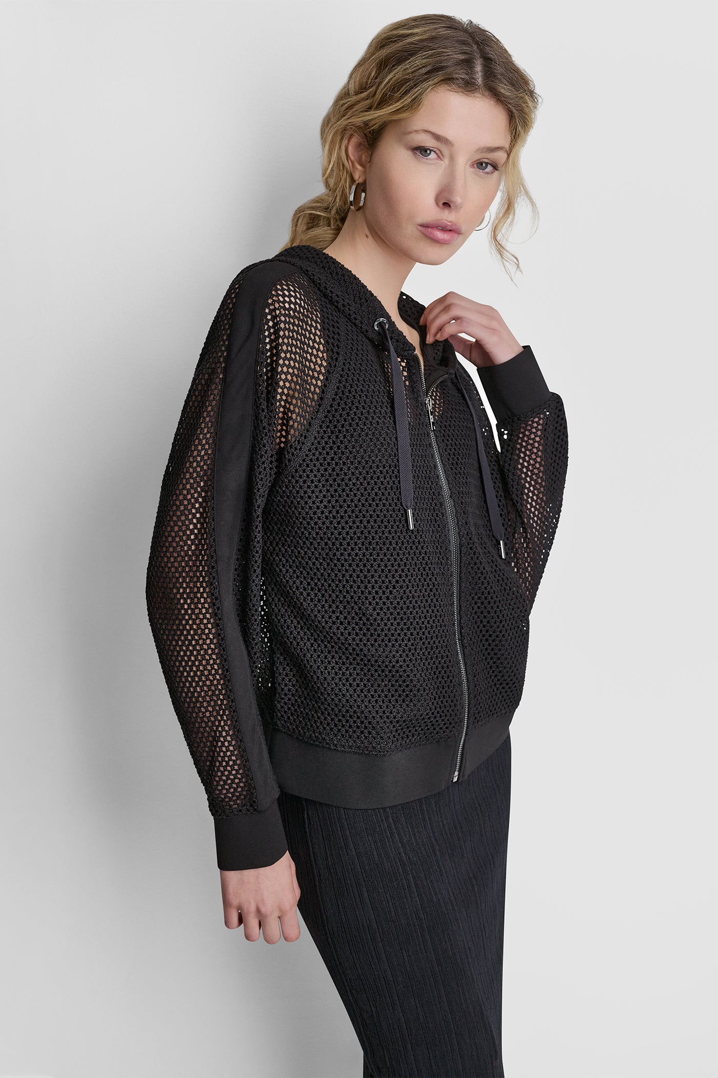 LONG SLEEVE LOGO TRIM RUMPLE