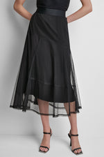 LAYERED MESH SKIRT