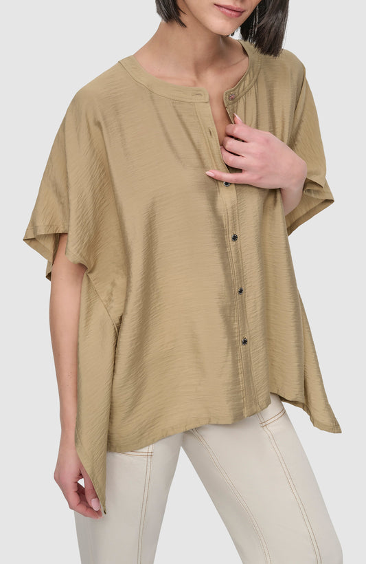 FLOWY RUMPLED VOILE