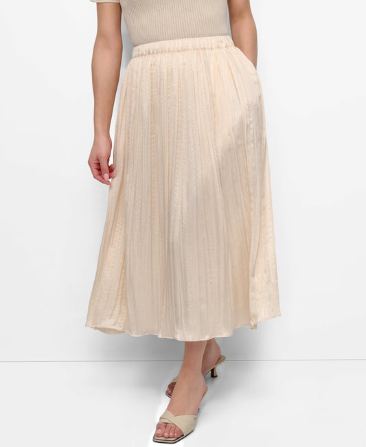CRUSHED CREASE SKIRT