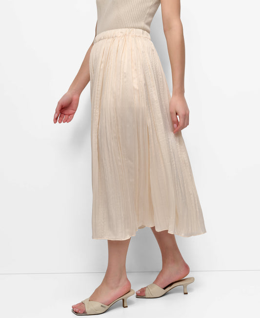CRUSHED CREASE SKIRT