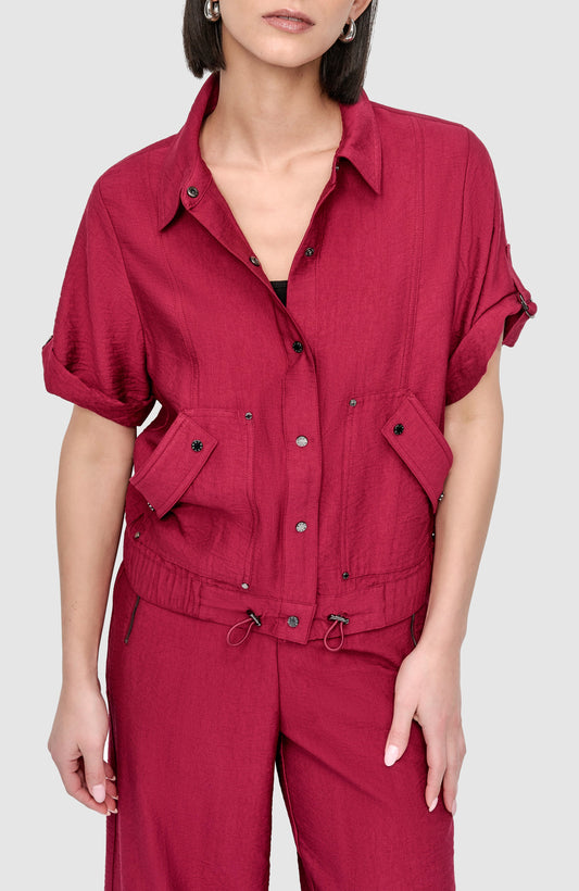 Short-Sleeved Overshirt