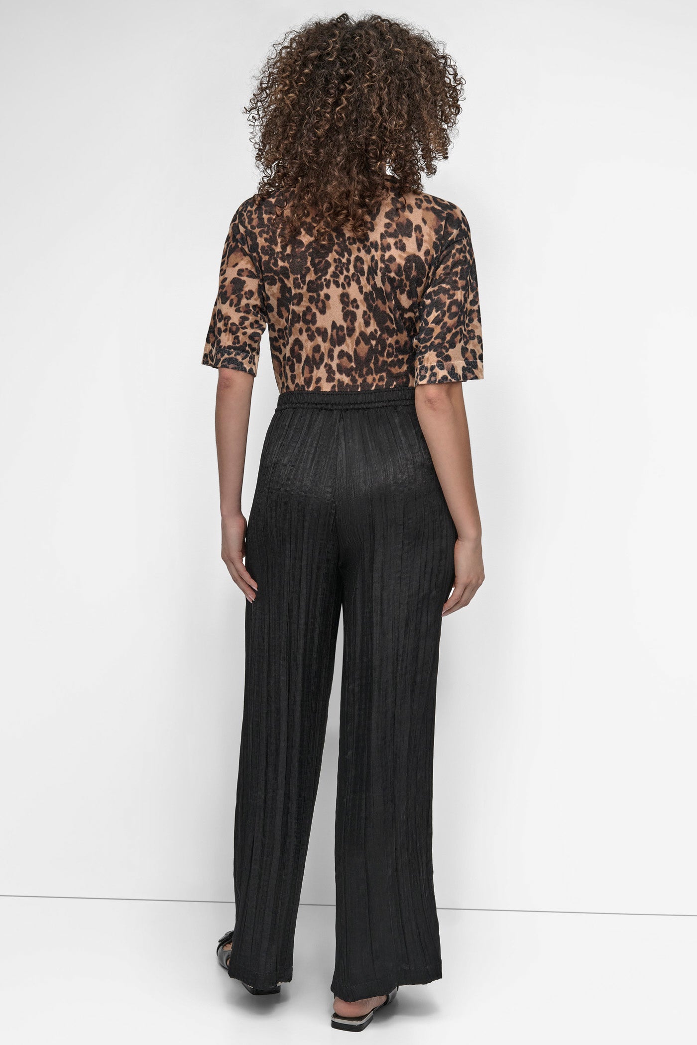 CRUSHED CREASE WIDE PANT