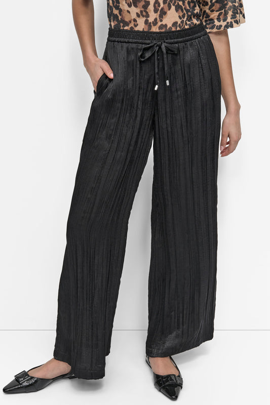 CRUSHED CREASE WIDE PANT