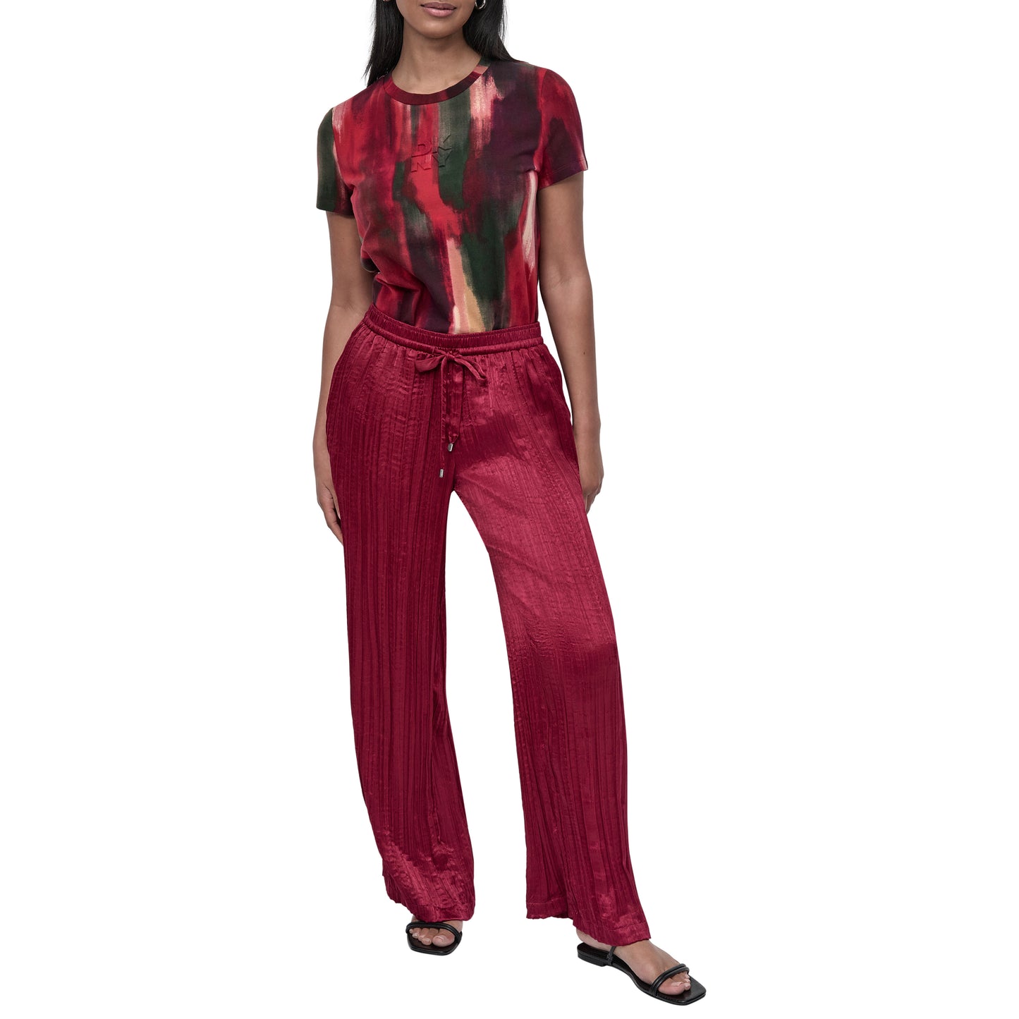 CRUSHED CREASE WIDE PANT