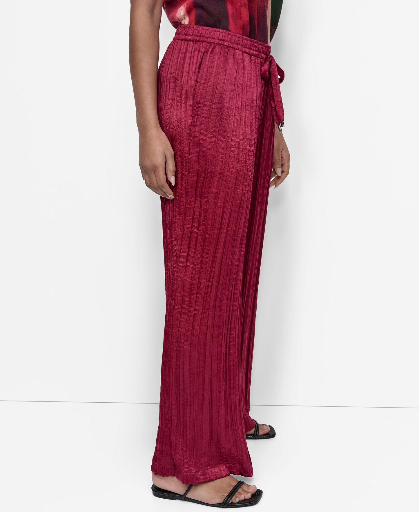 CRUSHED CREASE WIDE PANT