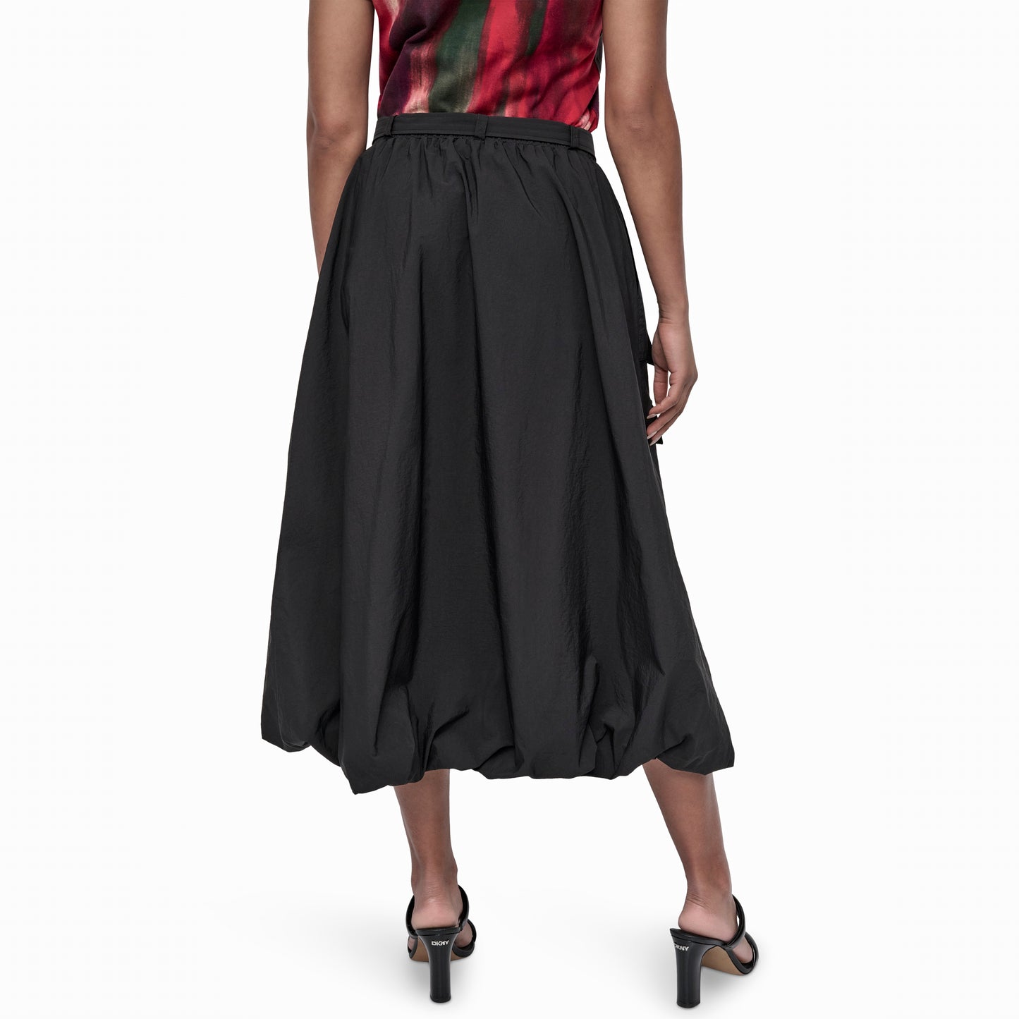 RUMPLED TECH CARGO SKIRT