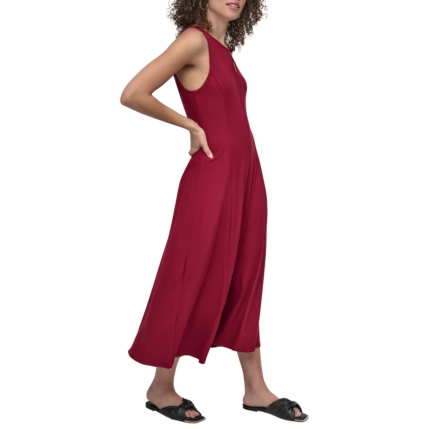 MAXI 2X2 RIB DRESS