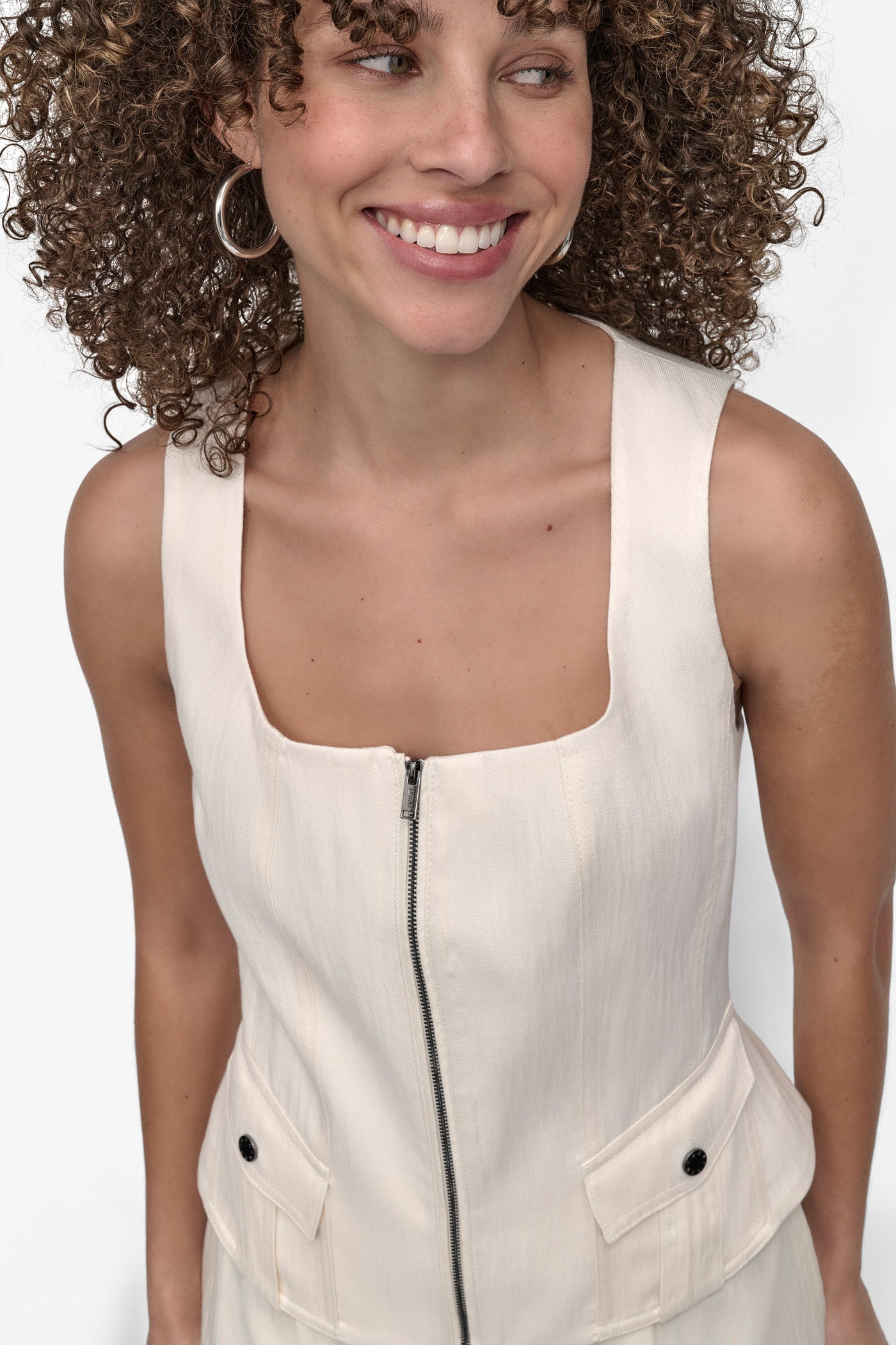 WEATHERED TWILL TOP