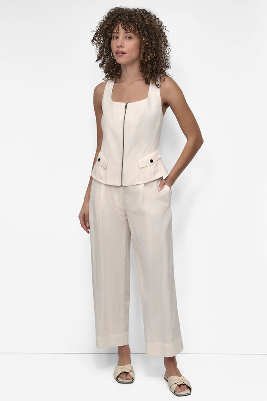 WEATHERED TWILL TOP