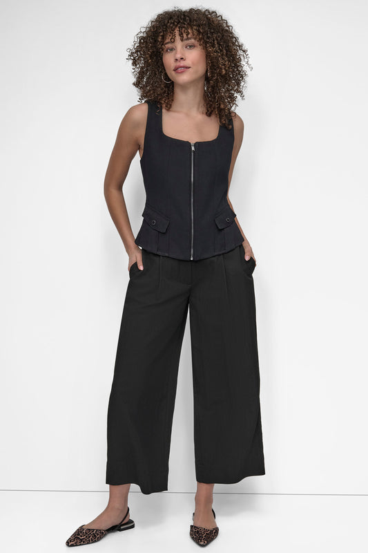 WEATHERED TWILL TOP