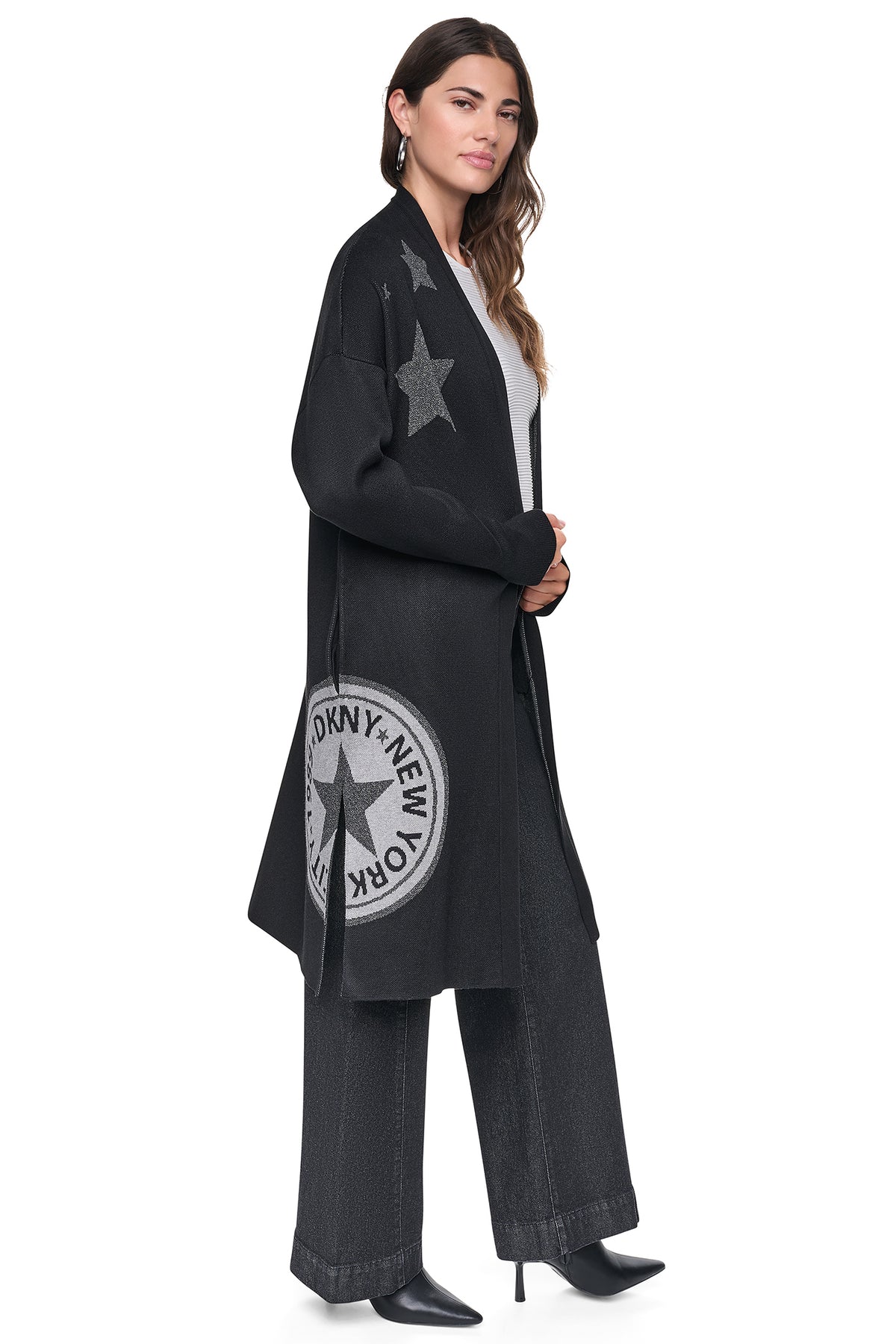 LONG SLEEVE OVERSIZED LUREX