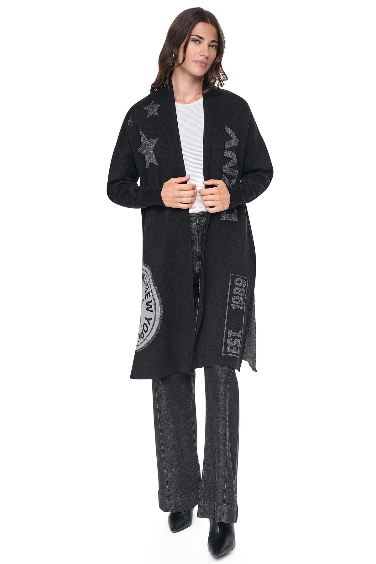 LONG SLEEVE OVERSIZED LUREX