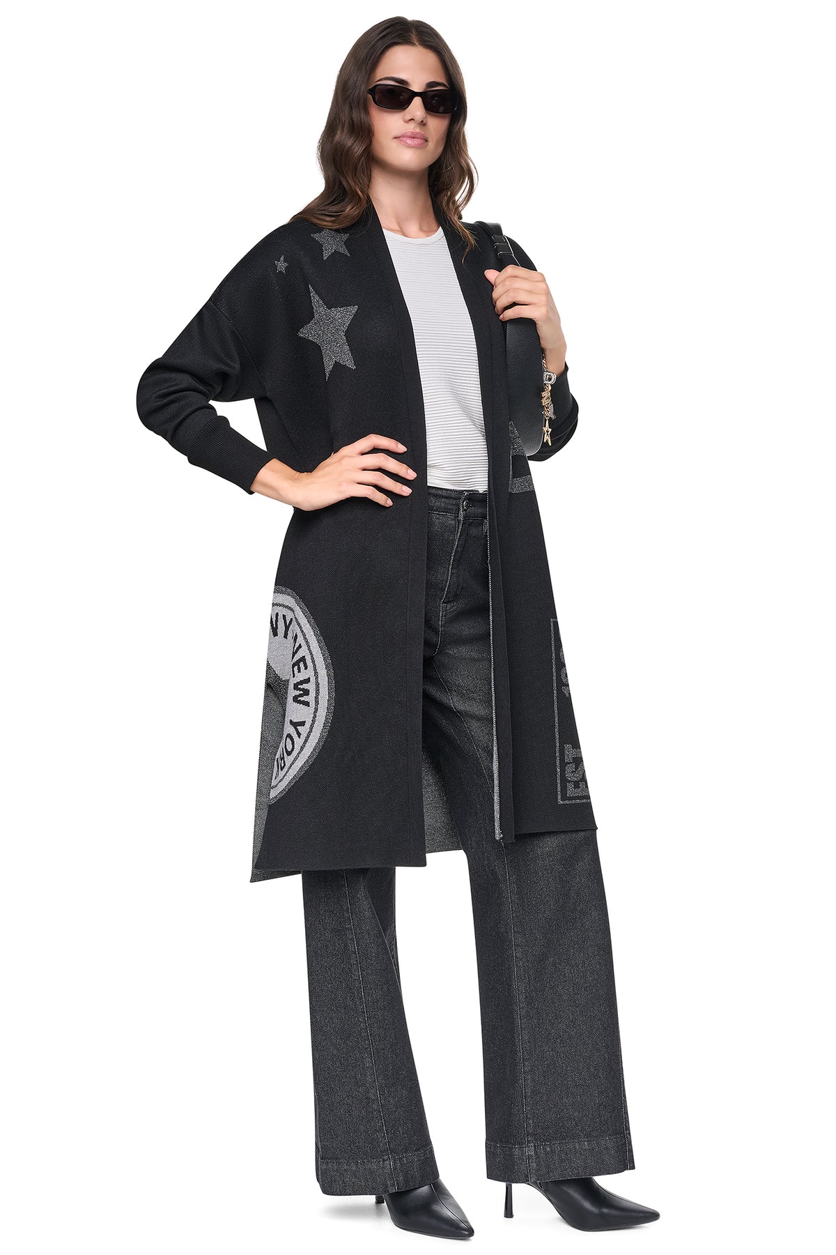 LONG SLEEVE OVERSIZED LUREX