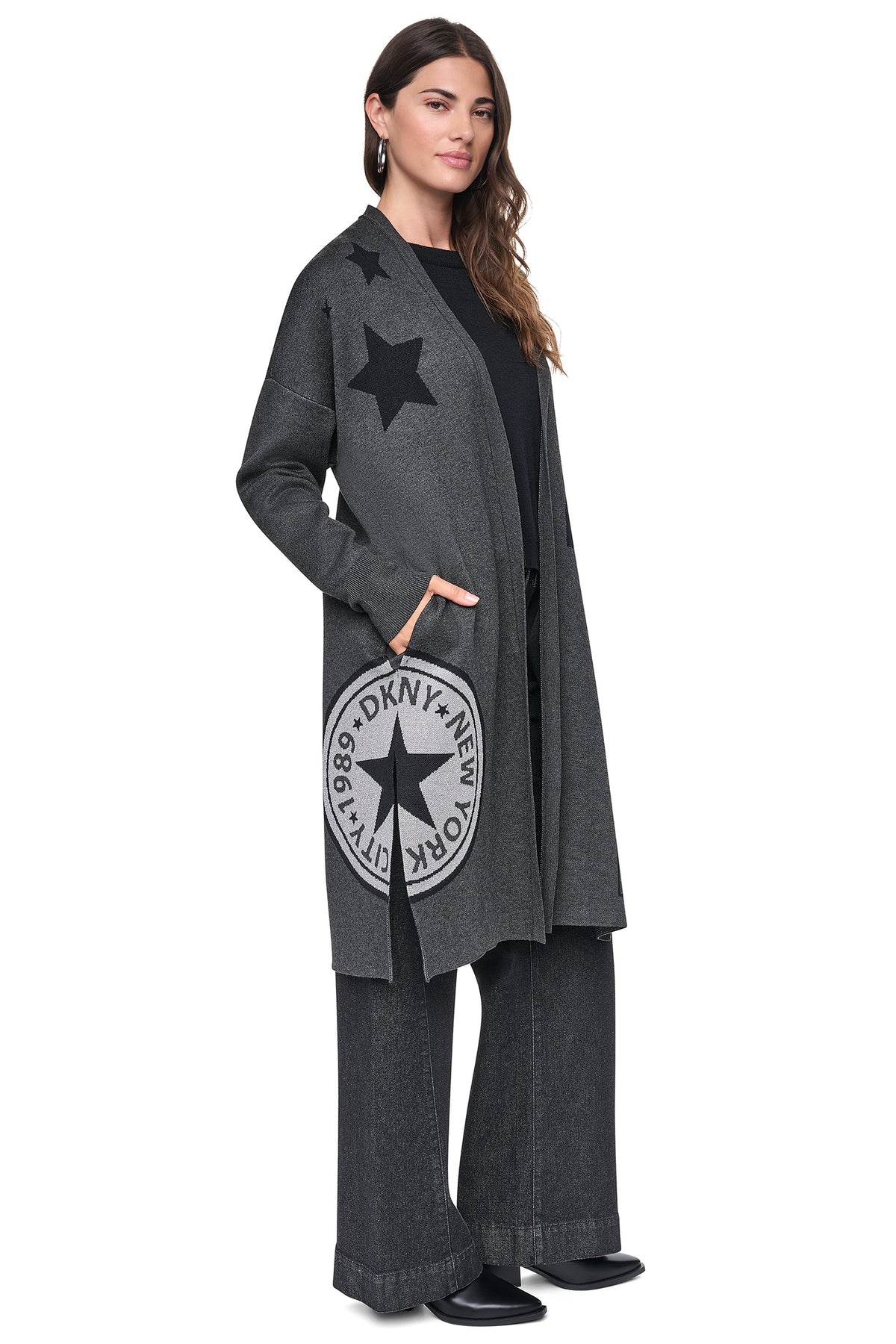LONG SLEEVE OVERSIZED LUREX