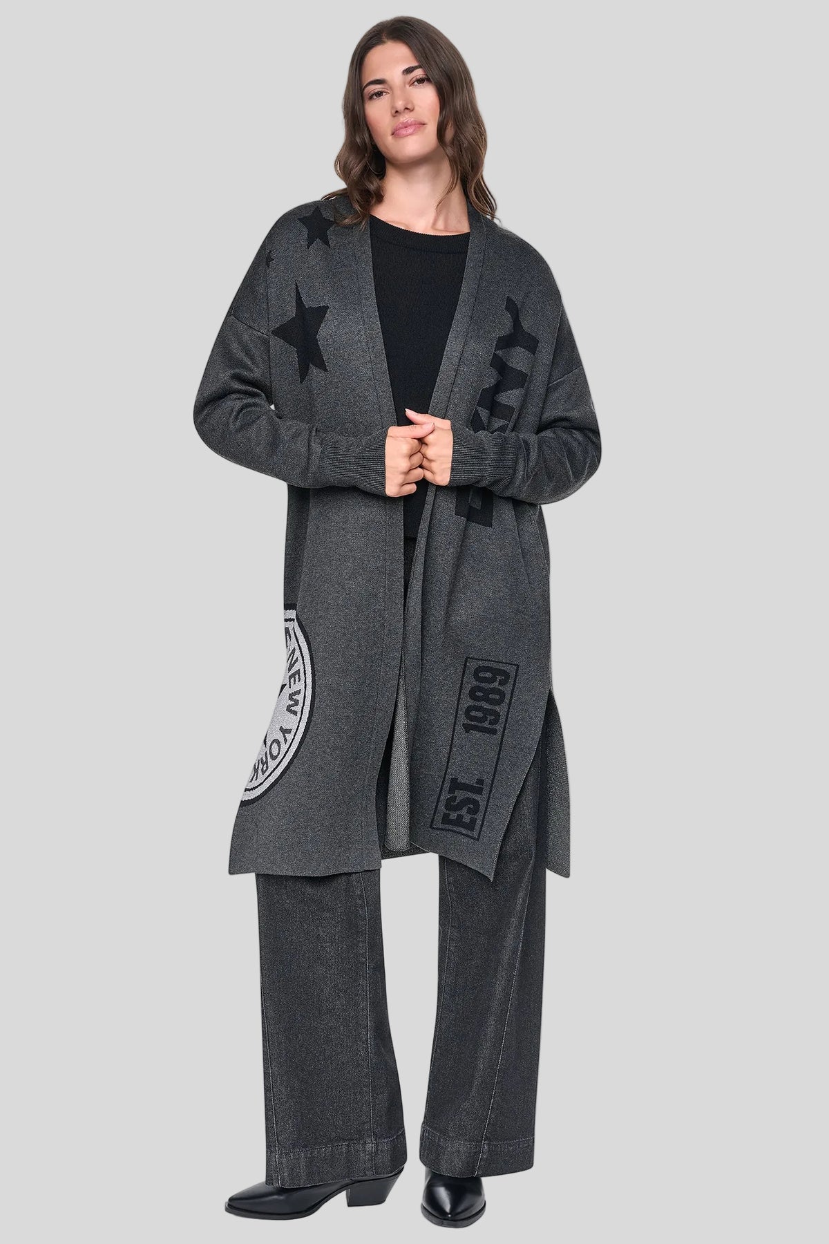 LONG SLEEVE OVERSIZED LUREX