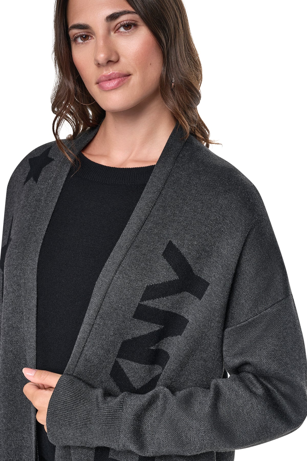 LONG SLEEVE OVERSIZED LUREX