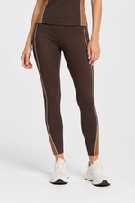 COLORBLOCK  PIPING HIGH RISE PANTS